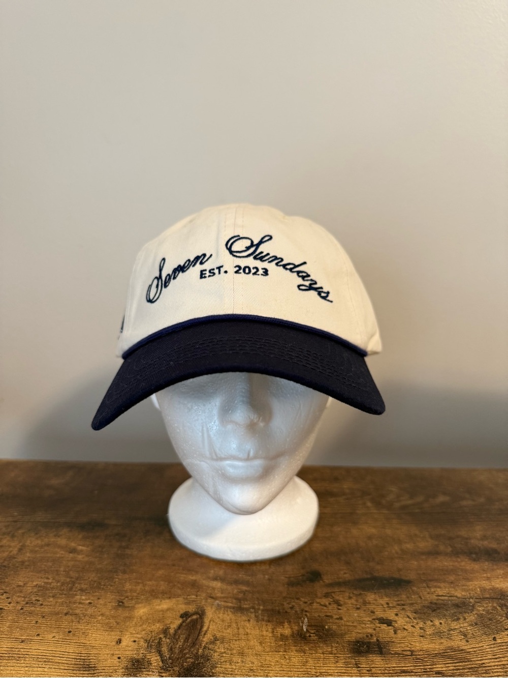 Seven Sundays Hat - Navy/White